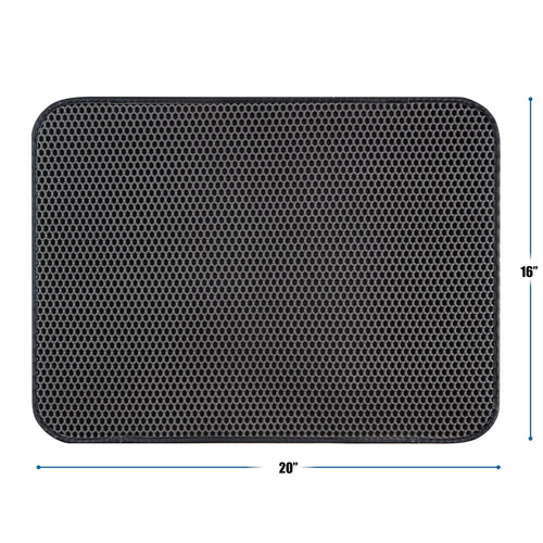 Cat Litter Trapping Mat, Waterproof Honeycomb Sifting Extra Easy Clean